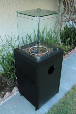 Square Zenith Fire Patio Heater – 360° Glass Gas Fire Pit - Image 4