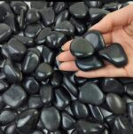 Midnight Black Polished Pebbles (5-8cm) - Image 2