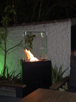 Square Zenith Fire Patio Heater – 360° Glass Gas Fire Pit - Image 2