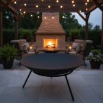 Modernist Metal Outdoor Fire Pit – Heavy-Duty 2mm Carbon Steel - Image 2