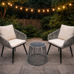 The Althea Bistro Terrace 3-Piece Set - Grey - Image 2