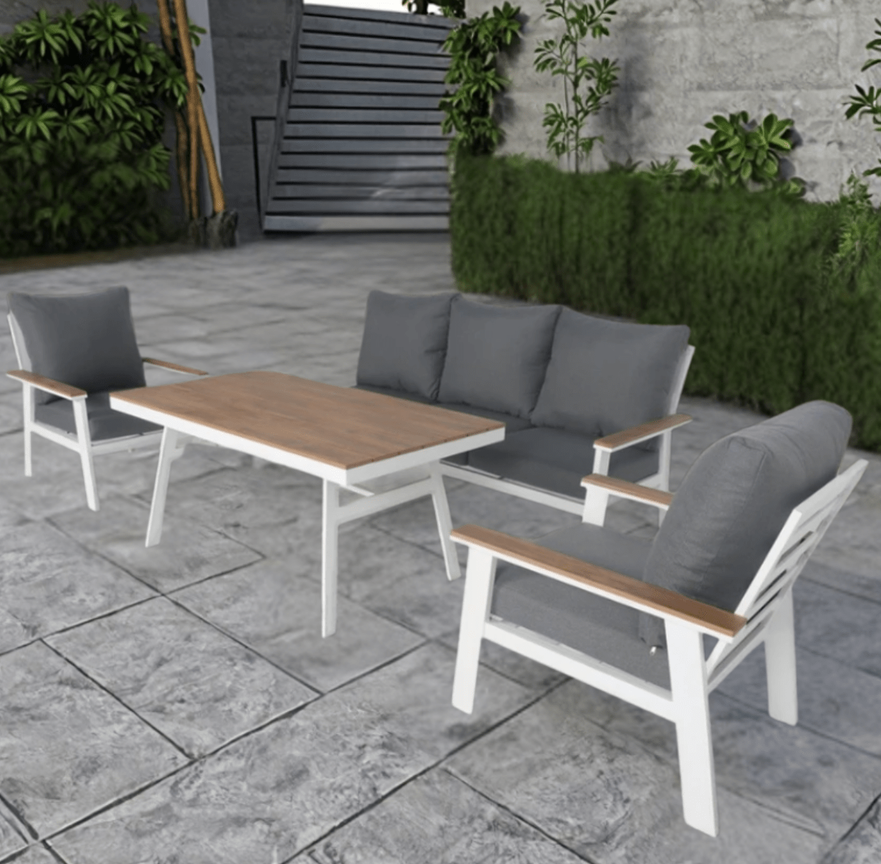 The Althea 5-Seater Lounge- White - Image 2